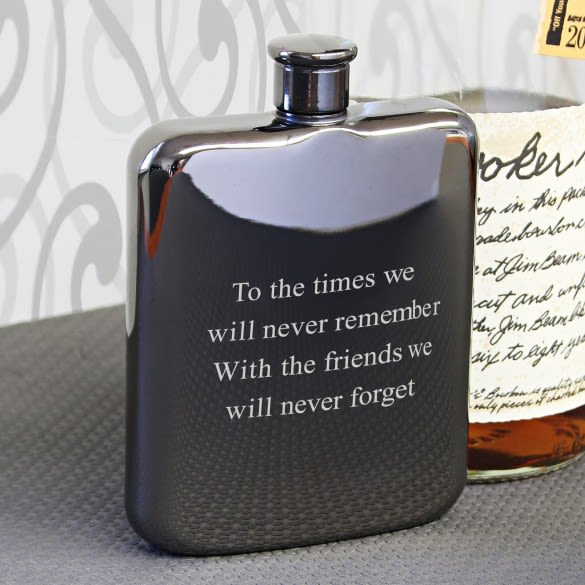 Engraved Flask