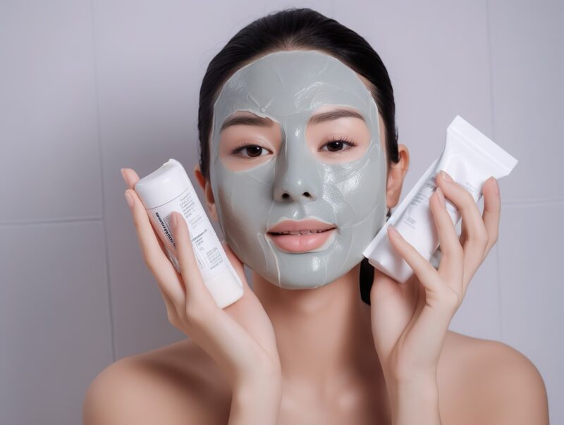 ai generated, skincare, mud mask